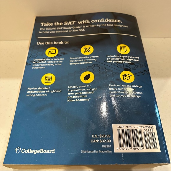 The Official Sat Study Guide Paperback 2018 Edition - Picture 4 of 7